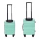 BlockTravel kofferset 2 delig ABS handbagage met wielen afneembaar 29 en 39 liter - inbouw TSA slot - mint groen