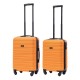 BlockTravel kofferset 2 delig ABS handbagage met wielen afneembaar 29 en 39 liter - inbouw TSA slot - oranje