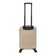 BlockTravel handbagage reiskoffer XS met wielen afneembaar 29 liter - inbouw TSA slot - lichtgewicht - champagne