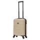 BlockTravel handbagage reiskoffer XS met wielen afneembaar 29 liter - inbouw TSA slot - lichtgewicht - champagne