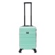 BlockTravel kofferset 2 delig ABS handbagage met wielen afneembaar 29 liter - inbouw TSA slot - lichtgewicht - mint groen