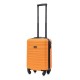 BlockTravel kofferset 2 delig ABS handbagage met wielen afneembaar 29 liter - inbouw TSA slot - licht blauw - oranje