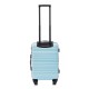 BlockTravel handbagage reiskoffer S met wielen afneembaar 39 liter - inbouw TSA slot - lichtgewicht - licht blauw