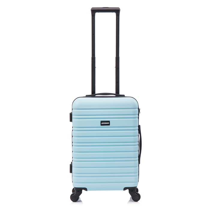 BlockTravel handbagage reiskoffer S met wielen afneembaar 39 liter - inbouw TSA slot - lichtgewicht - licht blauw