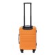 BlockTravel handbagage reiskoffer S met wielen afneembaar 39 liter - inbouw TSA slot - lichtgewicht - oranje