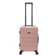 BlockTravel handbagage reiskoffer S met wielen afneembaar 39 liter - inbouw TSA slot - lichtgewicht - rose goud