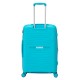 BlockTravel Palma PP reiskoffer met wielen S 46/50 liter Expandable met inbouw TSA cijferslot – blauw