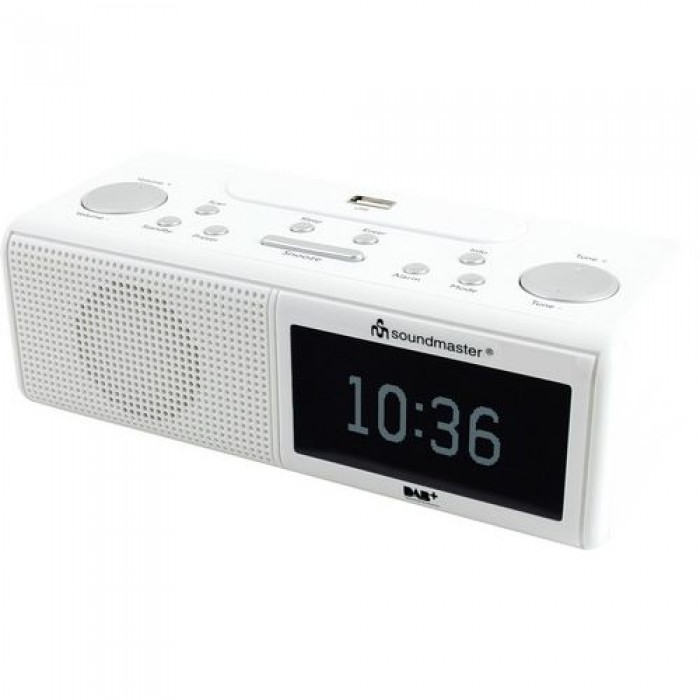 Tapijt Orthodox Zeemeeuw Soundmaster UR8350WE DAB+, FM wekker radio met USB