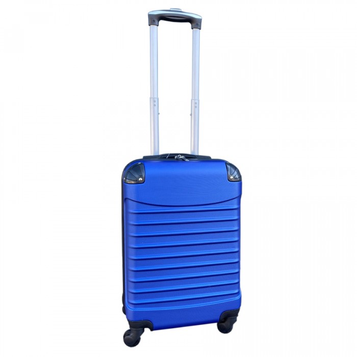 Travelerz handbagage koffer met wielen 39 liter - lichtgewicht - cijferslot blauw- Deze reiskoffer Travelerz is gemaakt van een sterk ABS