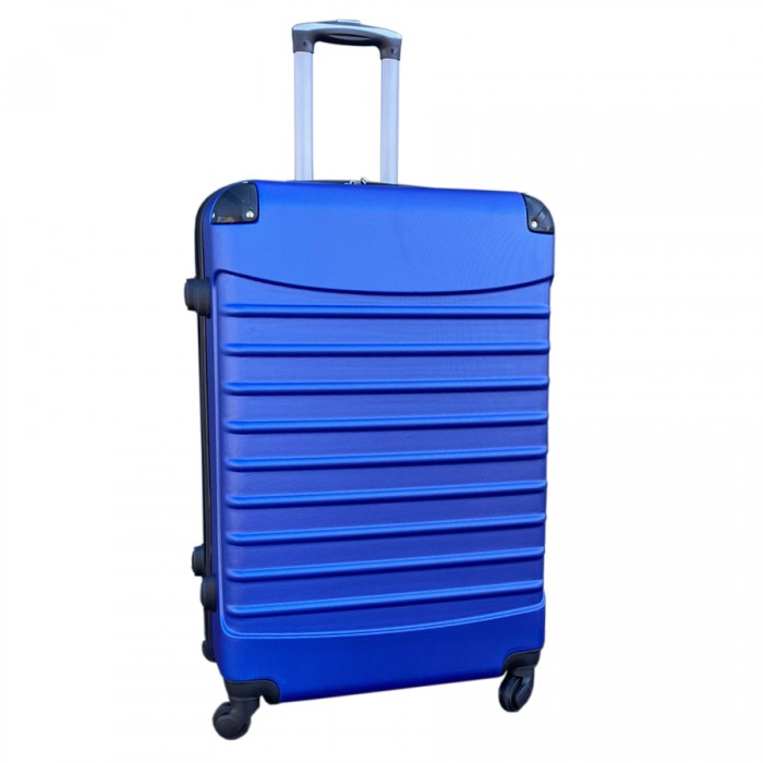 Travelerz kofferset 2 delige ABS groot - met cijferslot - reiskoffers 69 en 95 liter - blauw