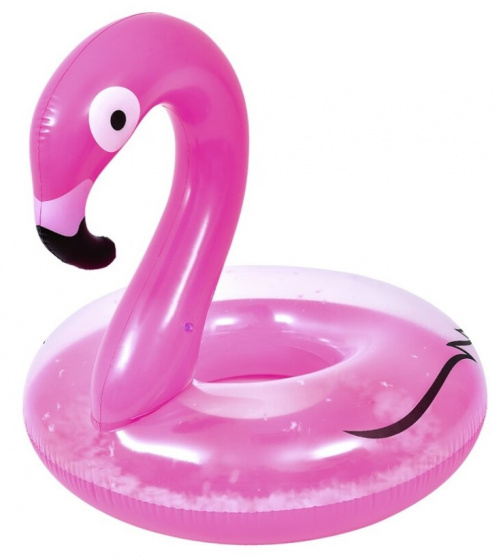 Niet doen Normalisatie Vertrouwen op zwemband flamingo 133 x 52 cm roze